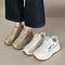 Autumn New Korean Style Student Platform Height Increasing Sports Casual Shoes