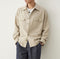 Cotton Fabric Lapel Simple Profile Shirt
