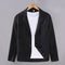 Japanese Flat Collar Casual Ramie Small Suit Men's Versatile