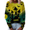 Christmas Women's Top Halloween Main Body Printed Round Neck