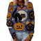 Christmas Women's Top Halloween Main Body Printed Round Neck