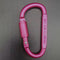 D-type Carabiner High Quality Bold 8cm Flat With Lock