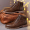 Male Martin Boots Leisure Plus Size Zip Ankle Boots