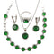 European And American Style Jewelry Round Diamond 4 PCs Set